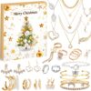 ✨24 Days Women's Jewelry Advent Calendar 2024 Christmas🎄