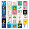 🔥NEW ARRIVAL🌈Pack of 60 Motivational Lunch Cards for Kids🎁
