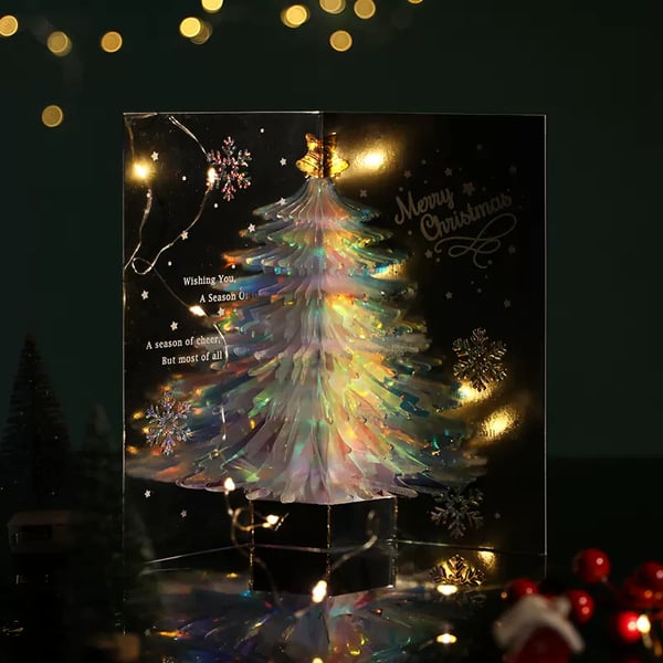 Last Day Hot Sale-40% OFF 🎄(4PCS/SET)Special 3D   Handmade Cards