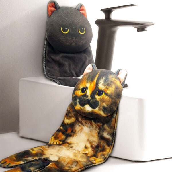 💕New Arrival💕 😺Cute Cat Hand Towel🐾