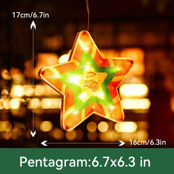 🎅Christmas Window Hanging Lights🎄