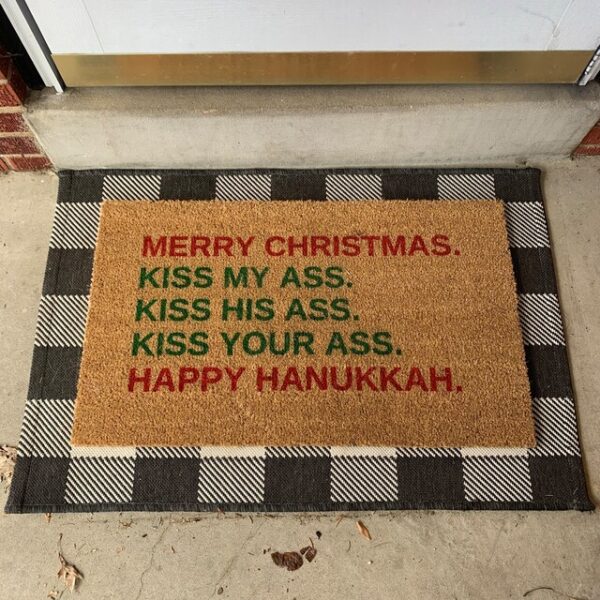😂Funny Christmas Doormat