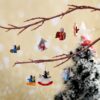 🎅Christmas tree decorations wooden pendants 🎄