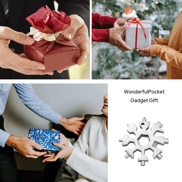 🎁Christmas Hot Sale🎁18-in-1 Snowflake Multi-Tool