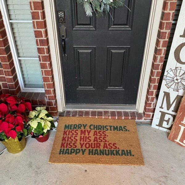 😂Funny Christmas Doormat