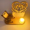Christmas Candle Memorial Display to Remember Loved Ones .Electronic candles