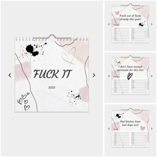 🔥Funny 'Fuck It 2025' Calendar