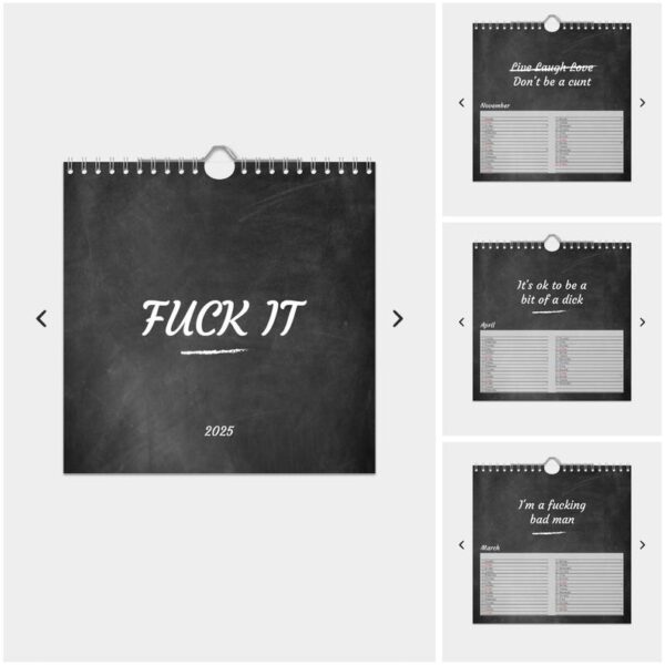 🔥Funny 'Fuck It 2025' Calendar