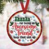 🔥CHRISTMAS PRE-SALE 50% OFF🎁BESTIES CHRISTMAS ROUND ORNAMENT