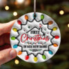 🔥CHRISTMAS PRE-SALE 50% OFF🎁BESTIES CHRISTMAS ROUND ORNAMENT