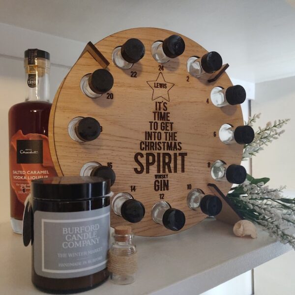 🔥NEW ARRIVAL🔥🎄Christmas Countdown Wooden Drinks Holder Ornament🍻