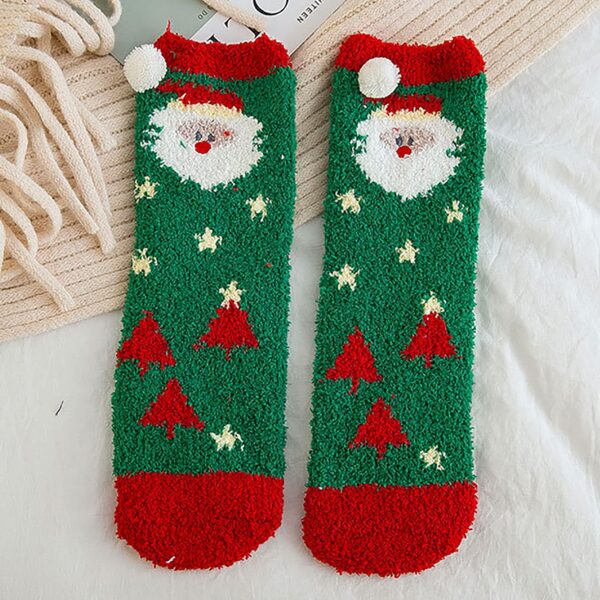 🎁Christmas Gift Sale🎄Christmas Cute Coral Fleece Warm Socks