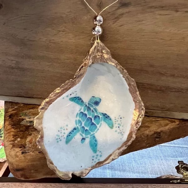 🎄Oyster Shell Art Ornament | Christmas gift🎁