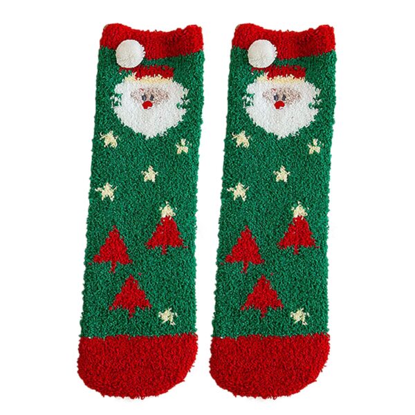 🎁Christmas Gift Sale🎄Christmas Cute Coral Fleece Warm Socks