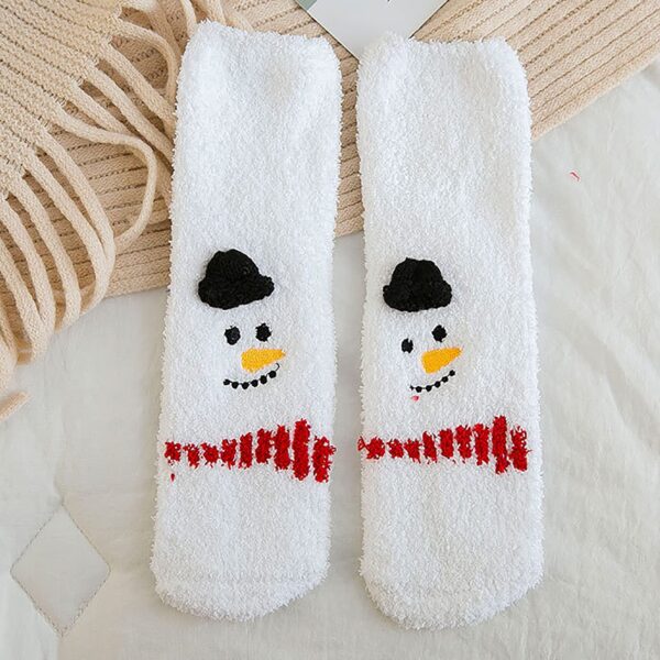 🎁Christmas Gift Sale🎄Christmas Cute Coral Fleece Warm Socks