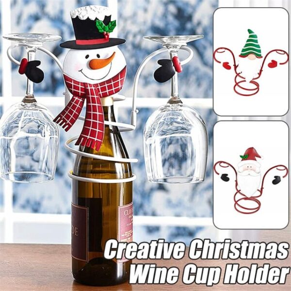 🎅Early   Sale-40% OFF 🔥Holiday Liquor Bottle & Glass Holders — Buy 2 Free Shipping