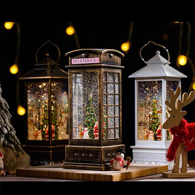 🎄Christmas Snowflake Glowing Lantern🎁