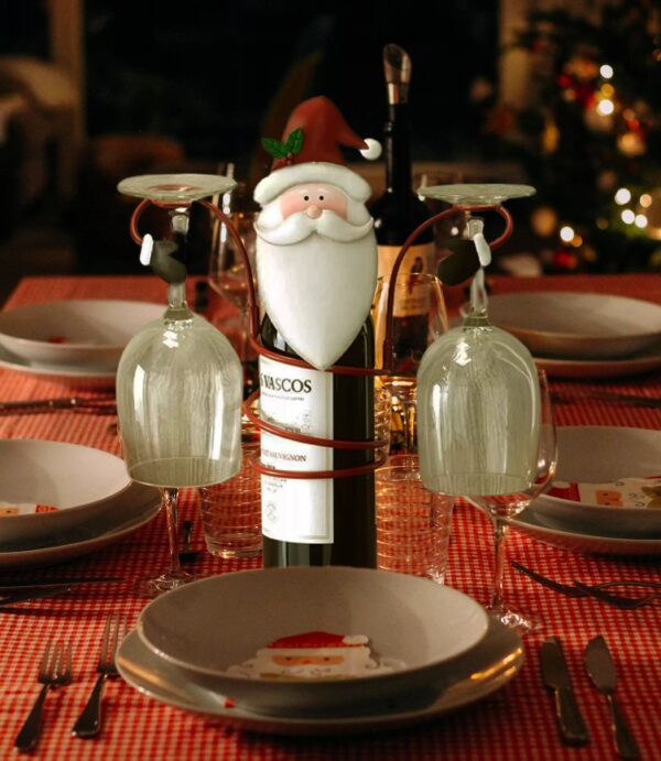 🎅Early   Sale-40% OFF 🔥Holiday Liquor Bottle & Glass Holders — Buy 2 Free Shipping