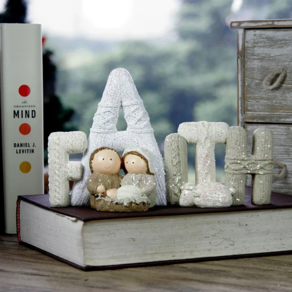 ✝️Handcrafts Family Nativity Statue