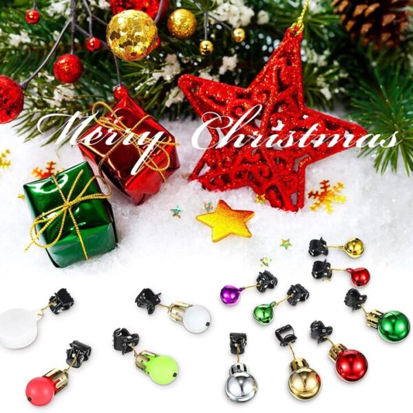 (🎄 Early Christmas Deals -40% Off ) Mini Fun Christmas Ornaments - Mustache Clips - 🎁 Funniest Prank Gifts