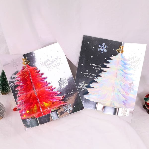 Last Day Hot Sale-40% OFF 🎄(4PCS/SET)Special 3D   Handmade Cards