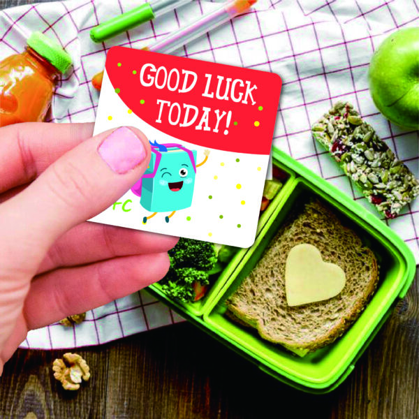 🔥NEW ARRIVAL🌈Pack of 60 Motivational Lunch Cards for Kids🎁