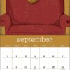😸A Year of Snarky Cats 2024 Wall Calendar