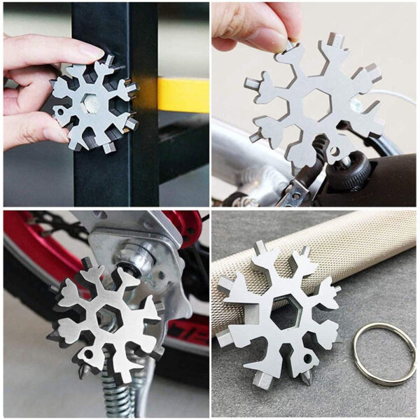 🎁Christmas Hot Sale🎁18-in-1 Snowflake Multi-Tool