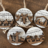 ✨Music Sheet Nativity Ornament
