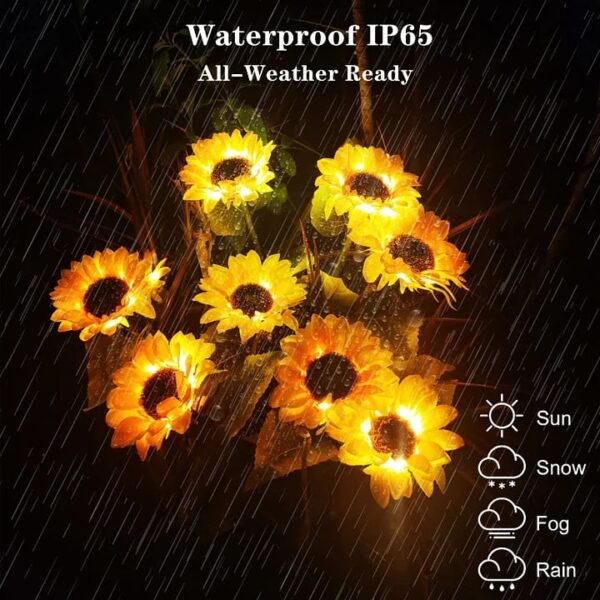 🌻Waterproof Solar Sunflower Light