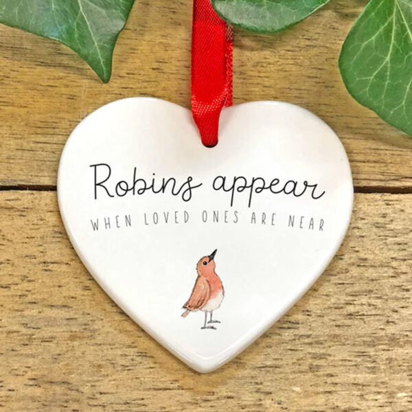 BEST CHRISTMAS GIFT HEART HANGING ORNAMENT
