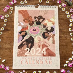2024 Womens Circles Hanging Wall Calendar
