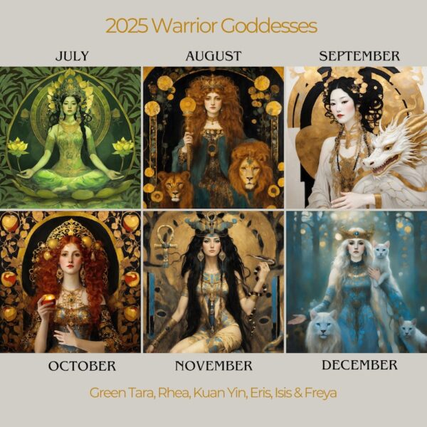 Warrior Goddess 2025 Moon Phase Calendar(Buy 2 Free Shipping)