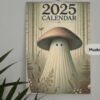 Mushroom Ghost 2025 Calendar