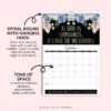 2025 Funny Adult Monthly ADHD Neurospicy Wall Calendar