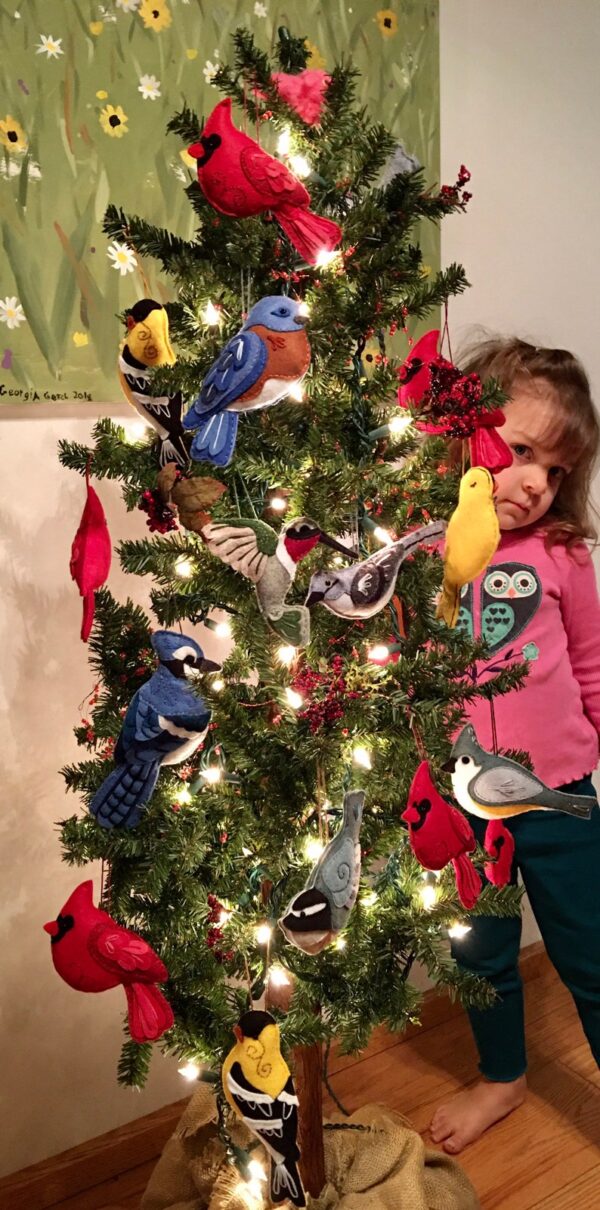 ✨Christmas Sale 80% OFF 🐦Hand Embroidered Felt Bird Ornament