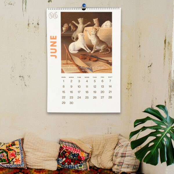 2025 Wall Hanging Calendar. Funny Art Novelty Gift
