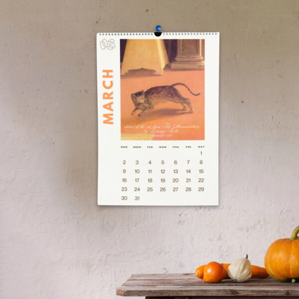 2025 Wall Hanging Calendar. Funny Art Novelty Gift