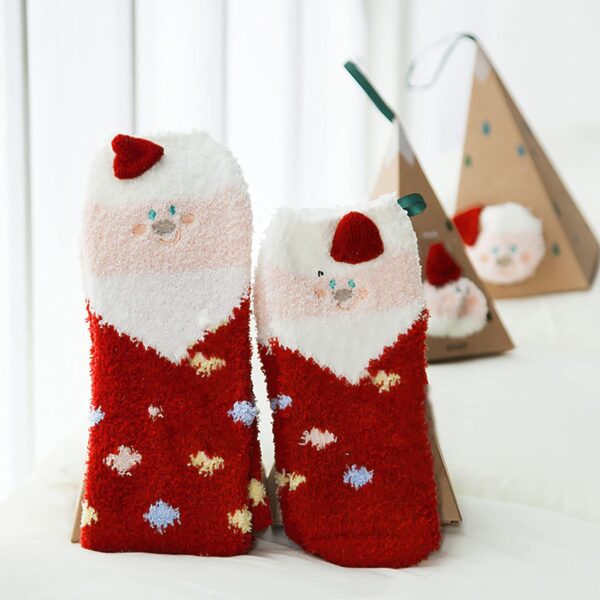 🎁Christmas Gift Sale🎄Christmas Cute Coral Fleece Warm Socks