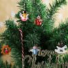 🎅Christmas tree decorations wooden pendants 🎄