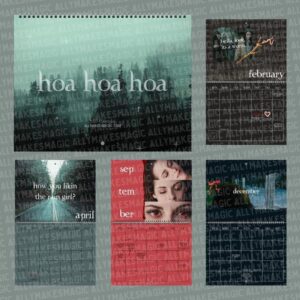 🔥LAST DAY SALE 49% OFF🎁hoa hoa 2025 calendar
