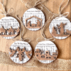 ✨Music Sheet Nativity Ornament
