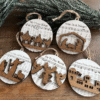✨Music Sheet Nativity Ornament
