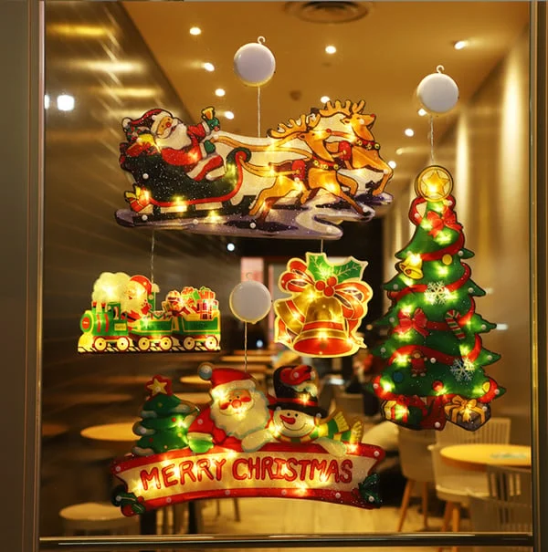 🎅Christmas Window Hanging Lights🎄