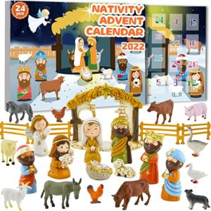 Nativity Advent Calendar - 24 Days of Christmas Nativity Scene Set