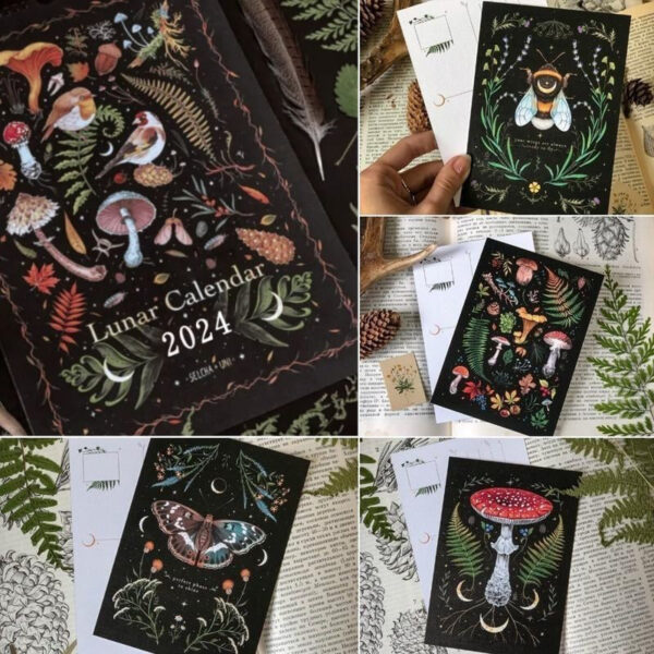 🎁Christmas Sale  80% OFF✨2024 Dark Forest Lunar Calendar