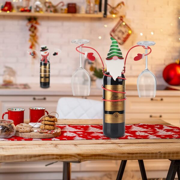 🎅Early   Sale-40% OFF 🔥Holiday Liquor Bottle & Glass Holders — Buy 2 Free Shipping