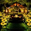 SOLAR SUNFLOWER OUTDOOR GARDEN LIGHT