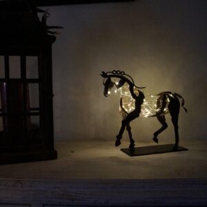 🔥Hot Sale🔥Handmade Metal Horse Sculpture