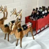 🦌🛷Deer And Sleigh Beer Holder - Perfect Christmas Gift